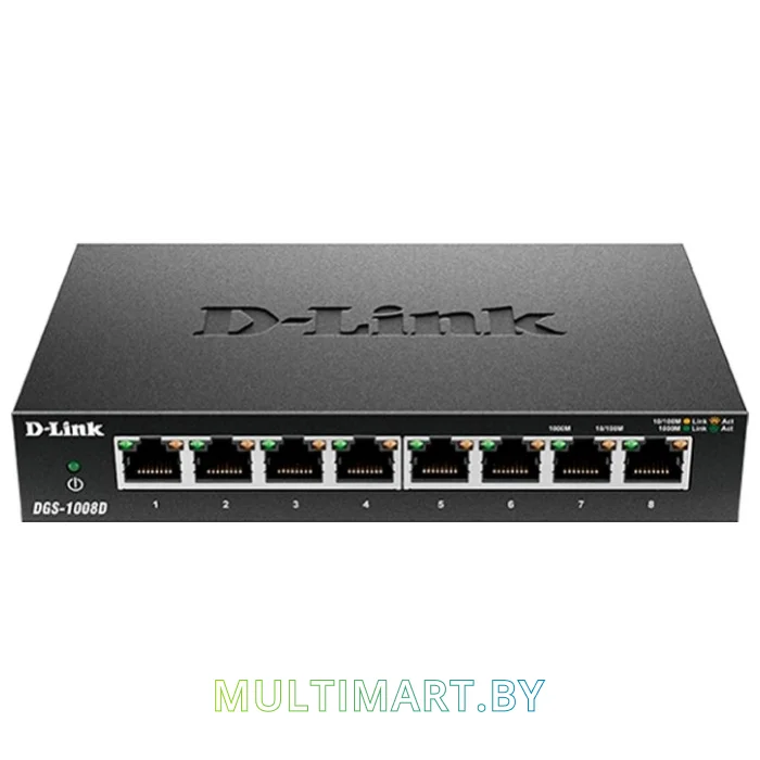 Коммутатор D-Link DGS-1008D/J3A